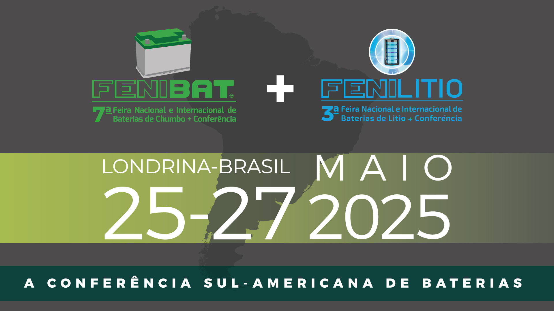 Capa do vídeo 7ª FENIBAT + 3ª FENILITIO realizada no Centro de Eventos VILLAGE!