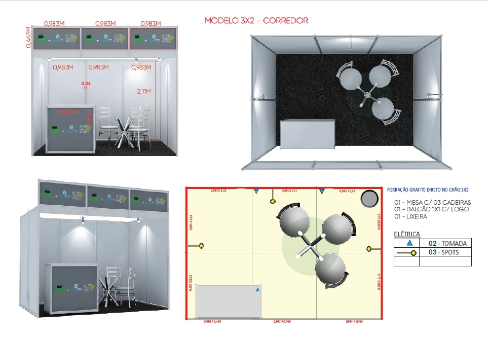 3x2-corredor